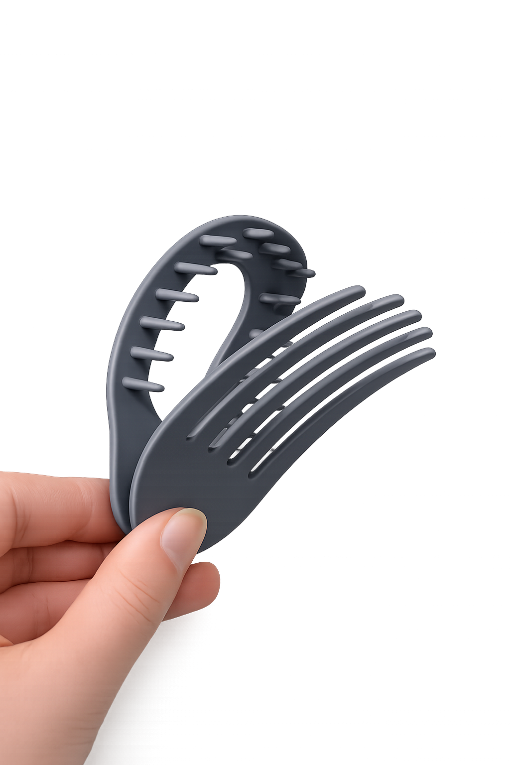 Pinzas Ovaladas Mate para el Cabello (4 piezas)